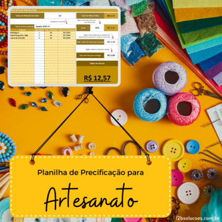 Planilha Precificação para Artesanato 1.0