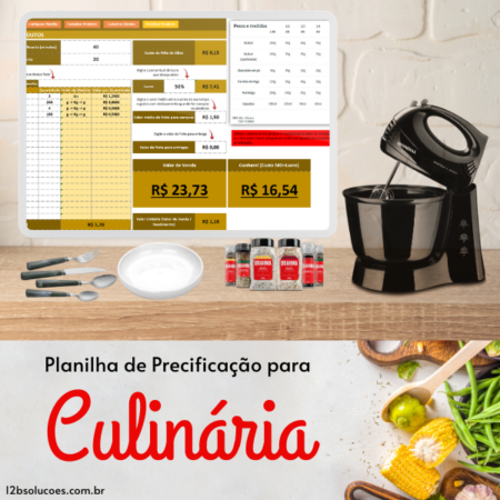 Planilha de Precificação para Culinária 1.0